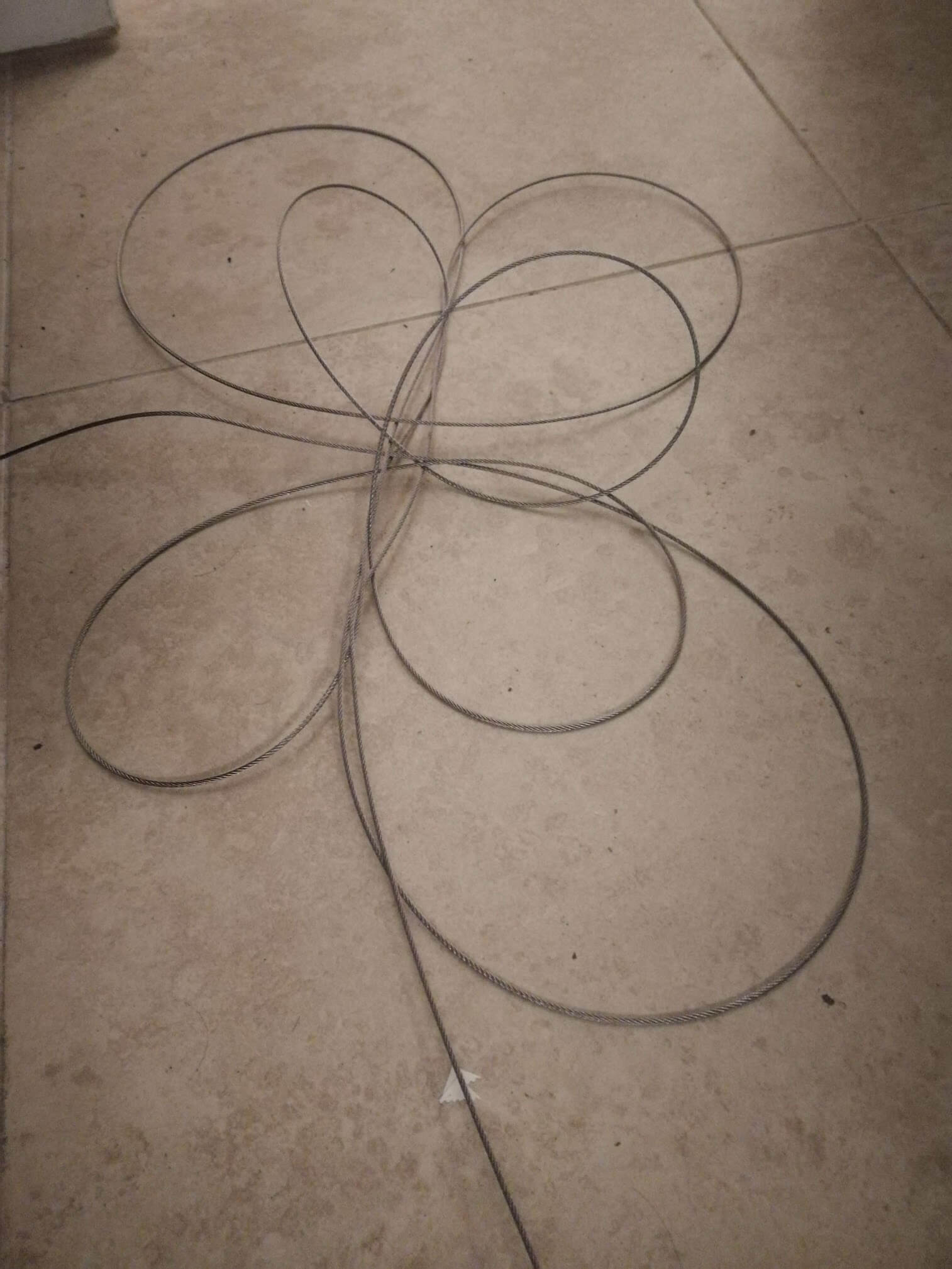 Unwinded Cable