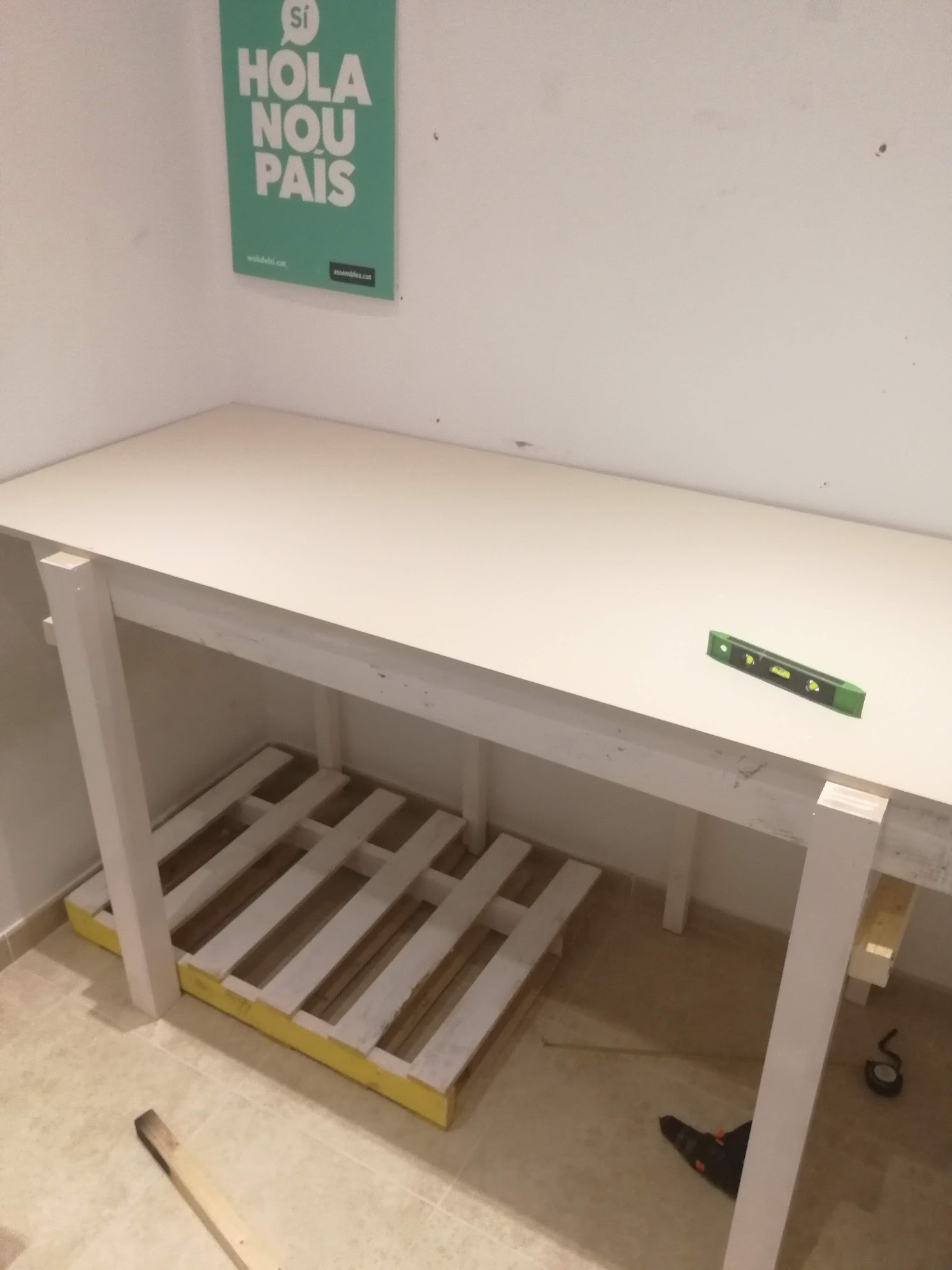 Bed and workbench